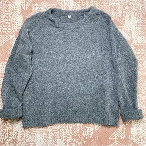Anthropologie Margaret O'Leary Grey Marled Sweater